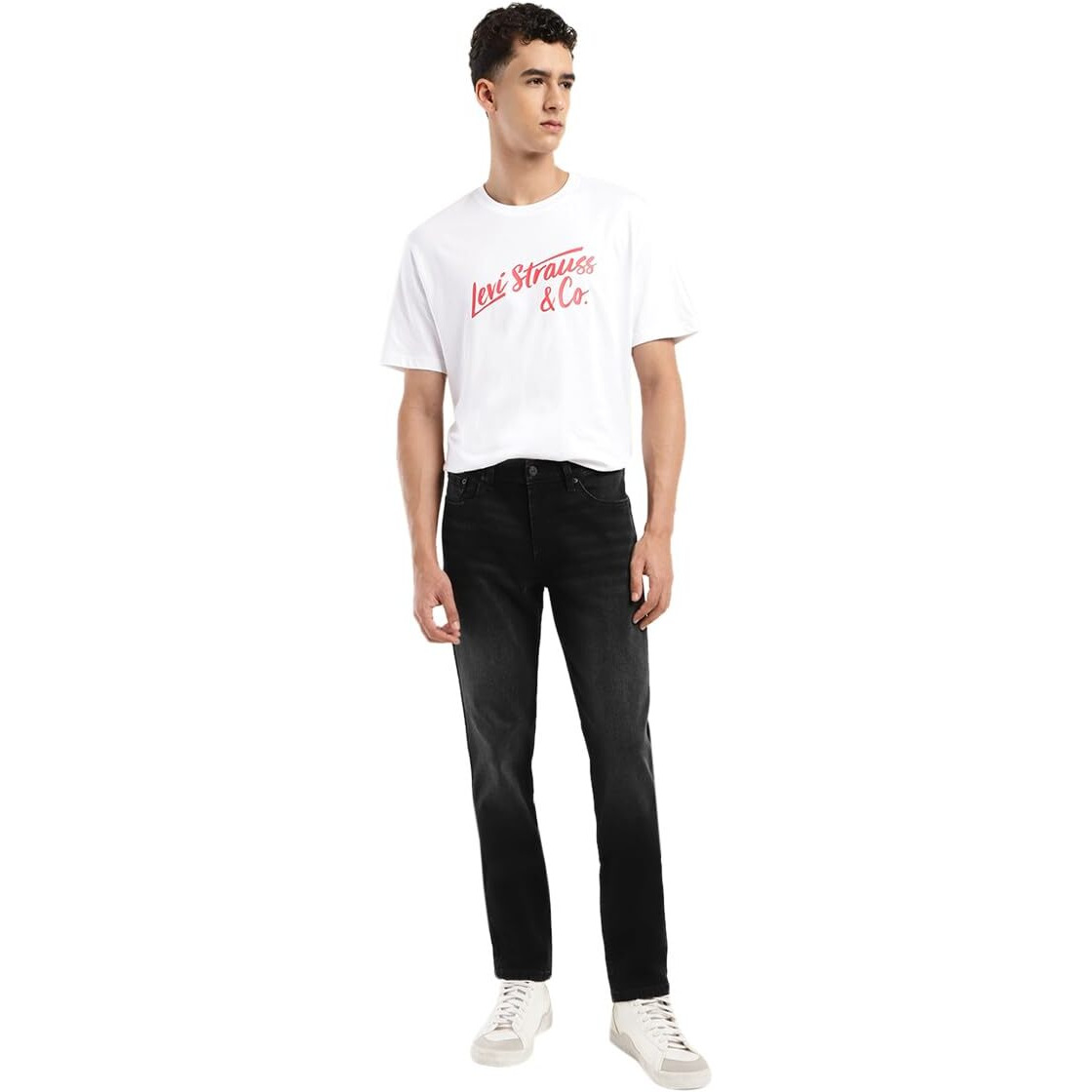 Levis Mens Slim Jeans (A7087-0143_Black