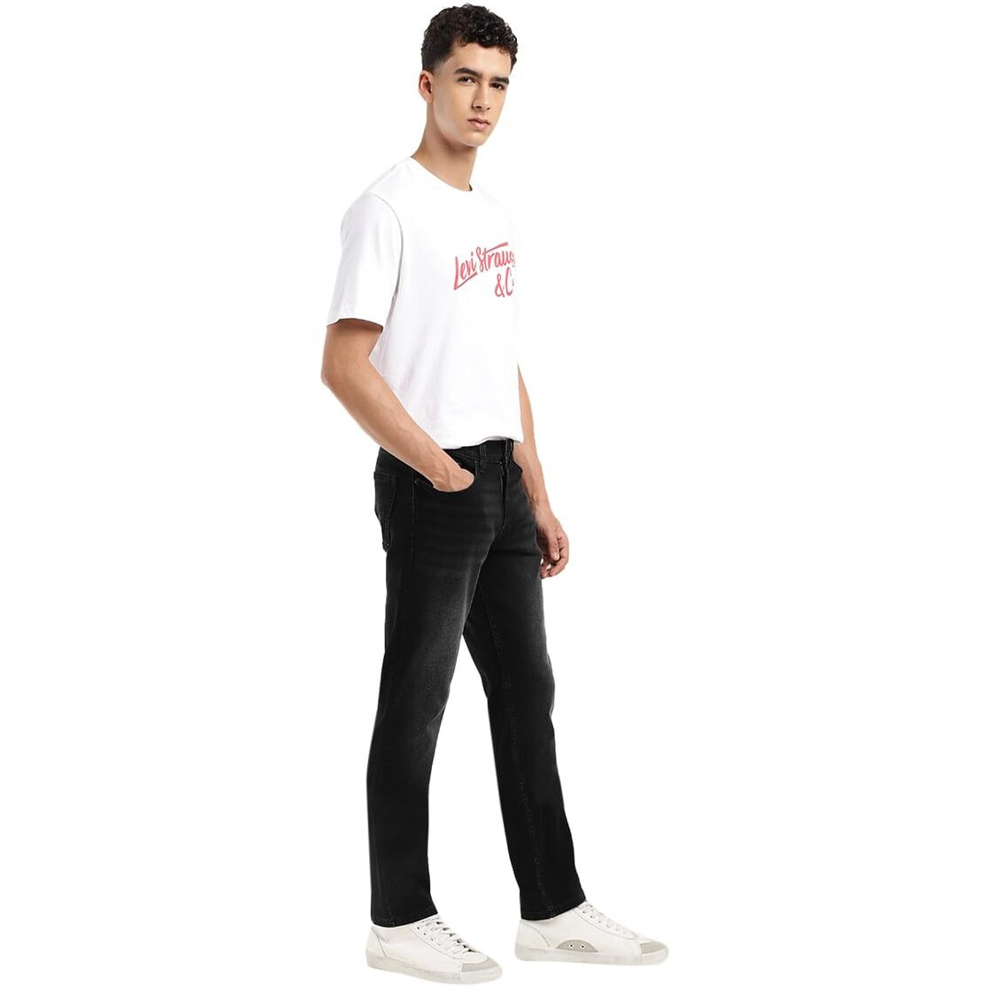Levis Mens Slim Jeans (A7087-0143_Black