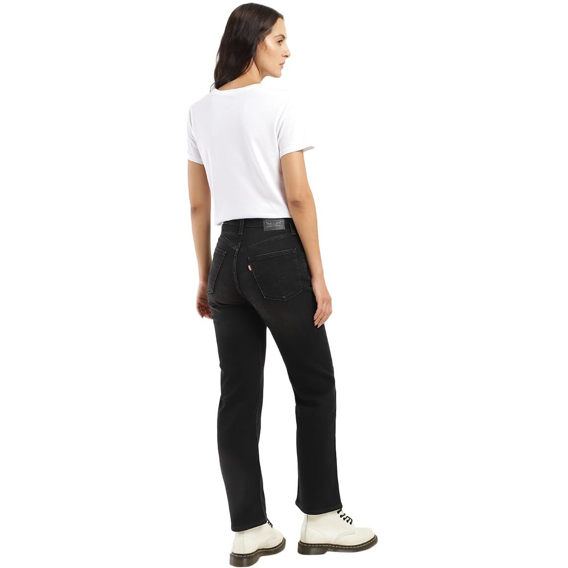 Levis Womens Straight Jeans (A7092-0009_Black
