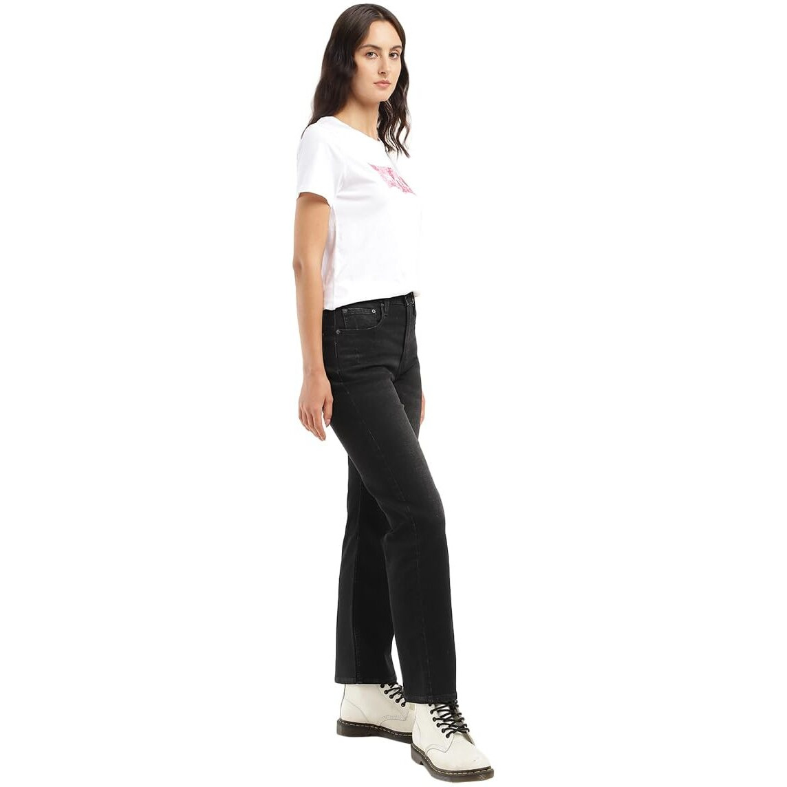 Levis Womens Straight Jeans (A7092-0009_Black