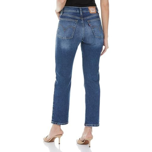 Levis Womens Straight Jeans (A8632-0005_Blue