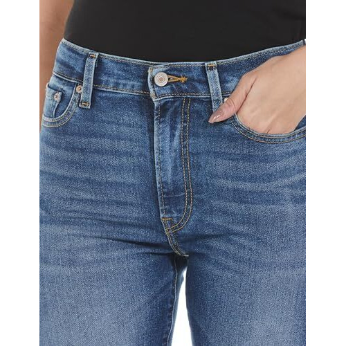 Levis Womens Straight Jeans (A8632-0005_Blue