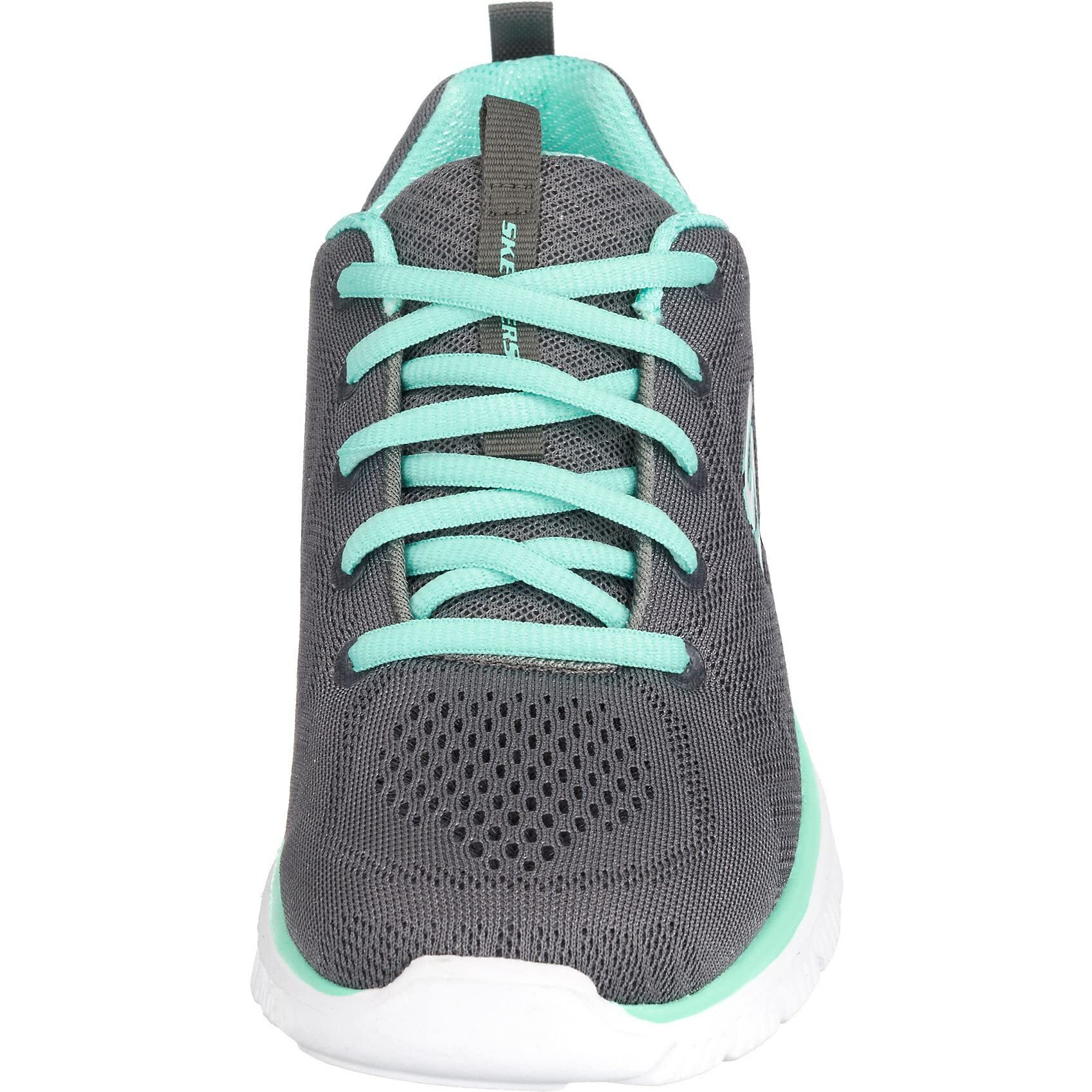 Skechers Women Graceful-Get Connected Charcoal/Green Sneakers-6 UK/India (39 EU) (9 US) (12615-CCGR)