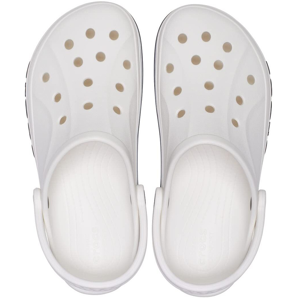 crocs unisex-adult Bayaband Clog WHITE/NAVY Clog - 3 UK Men/ 4 UK Women (M4W6) (205089-126)