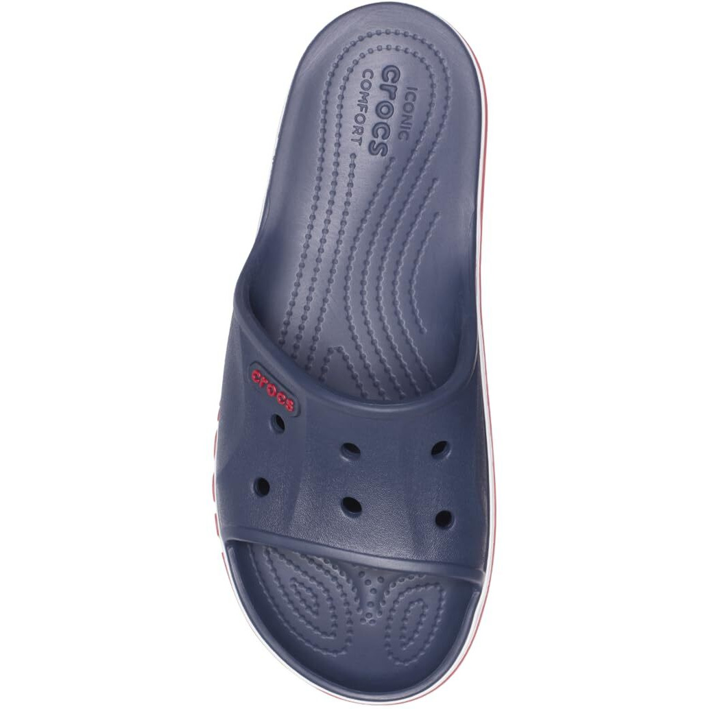 crocs unisex-adult Bayaband Slide NAVY/PEPPER Slide Sandal - 4 UK Men/ 5 UK Women (M5W7) (205392-4CC)