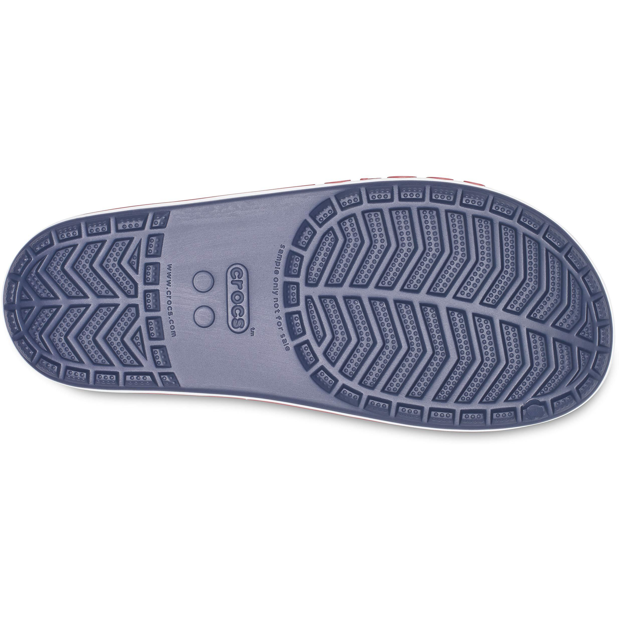 crocs unisex-adult Bayaband Slide NAVY/PEPPER Slide Sandal - 4 UK Men/ 5 UK Women (M5W7) (205392-4CC)