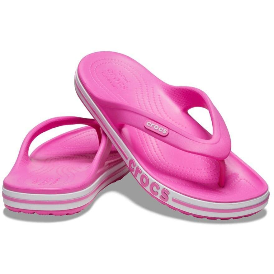 Crocs Unisex Adult Bayaband Flip Flop Electric Pink M 11