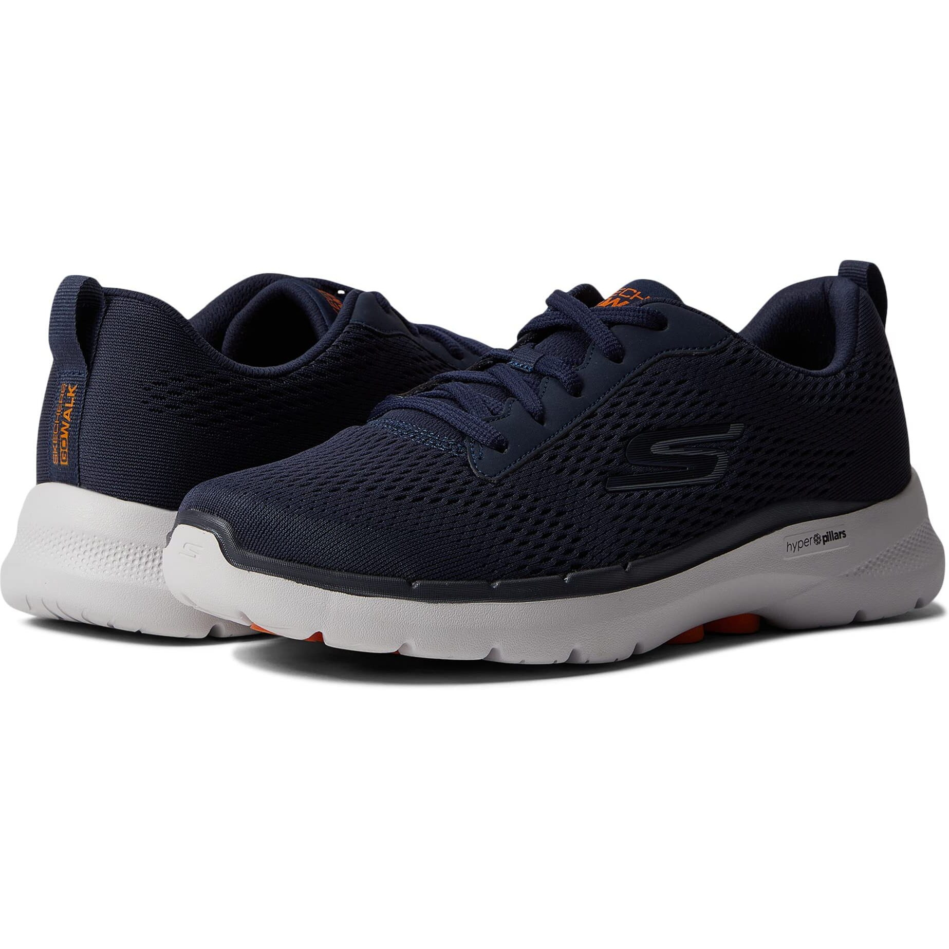 Skechers Men's Gowalk 6-Athletic Workout Walking Shoes with Air Cooled Foam Sneakers, Navy 3, 7