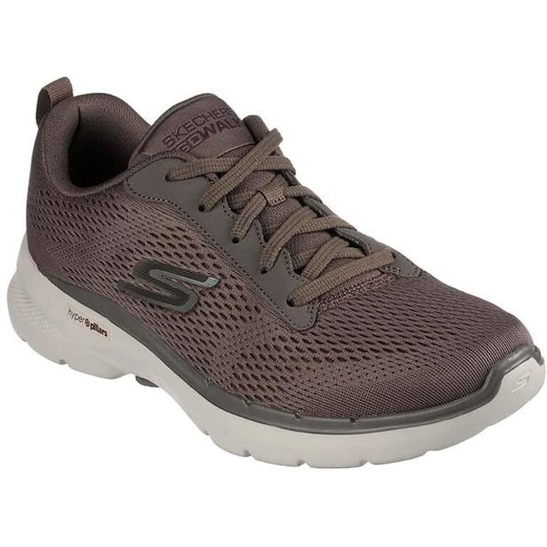 Skechers Synthetic Mesh Regular Slipon Men's Casual Shoes (Taupe, Size_11)