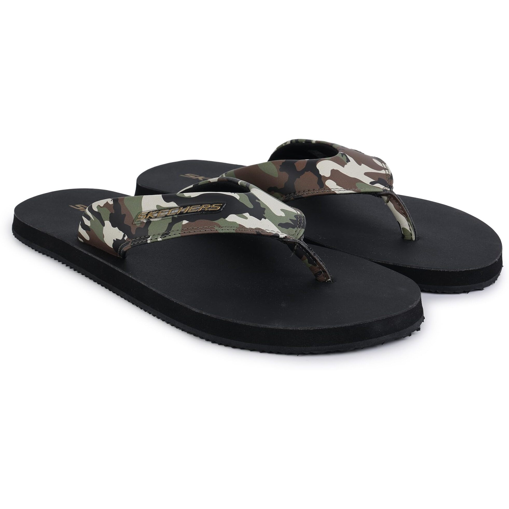 Skechers mens Courtwald India CAMOUFLAGE Flip-Flop - 11 UK (12 US) (894203ID-CAMO)