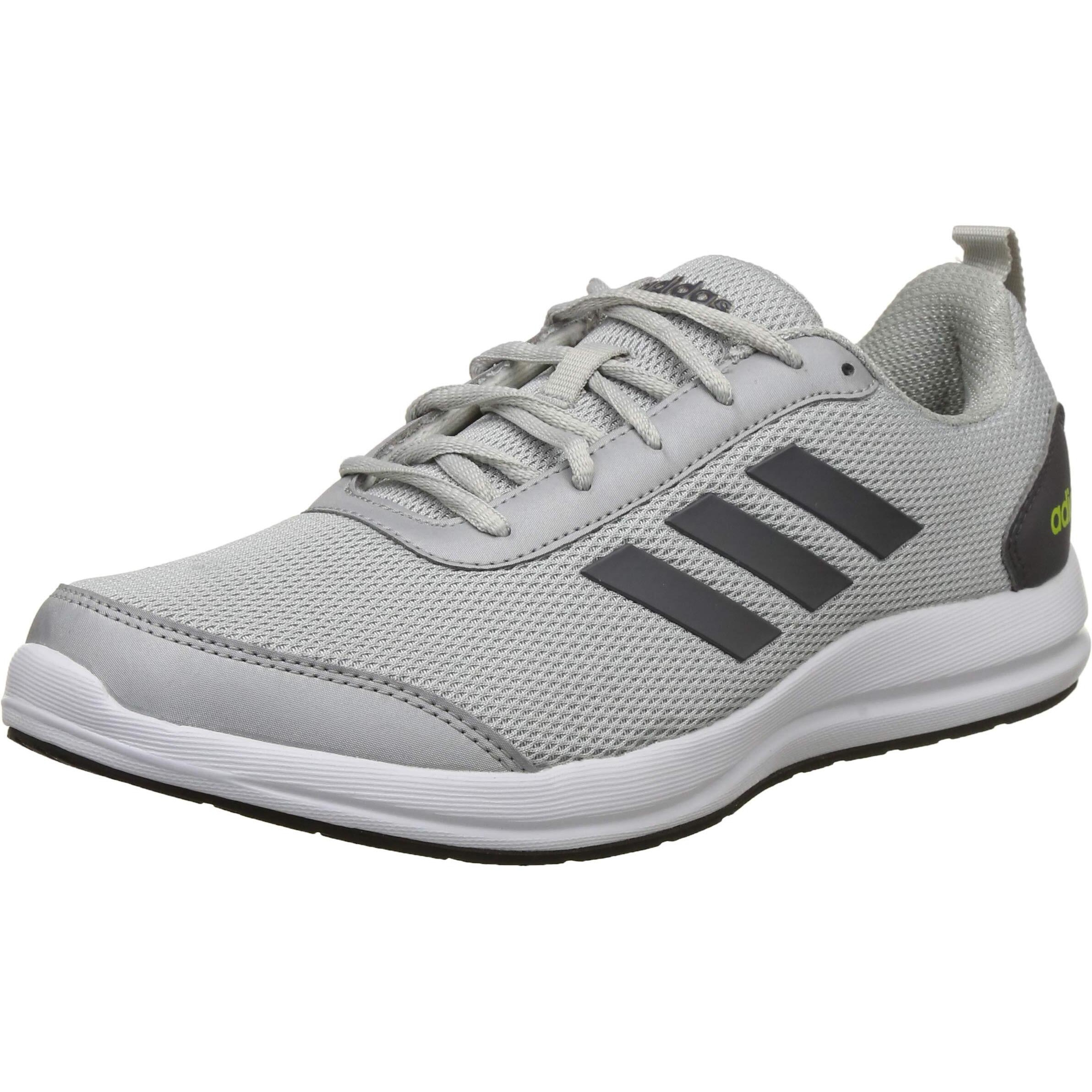 Adidas Mens Yking 2.0 SILVMT/GREFIV/SSLIME Running Shoe - 7 UK (CJ8044)
