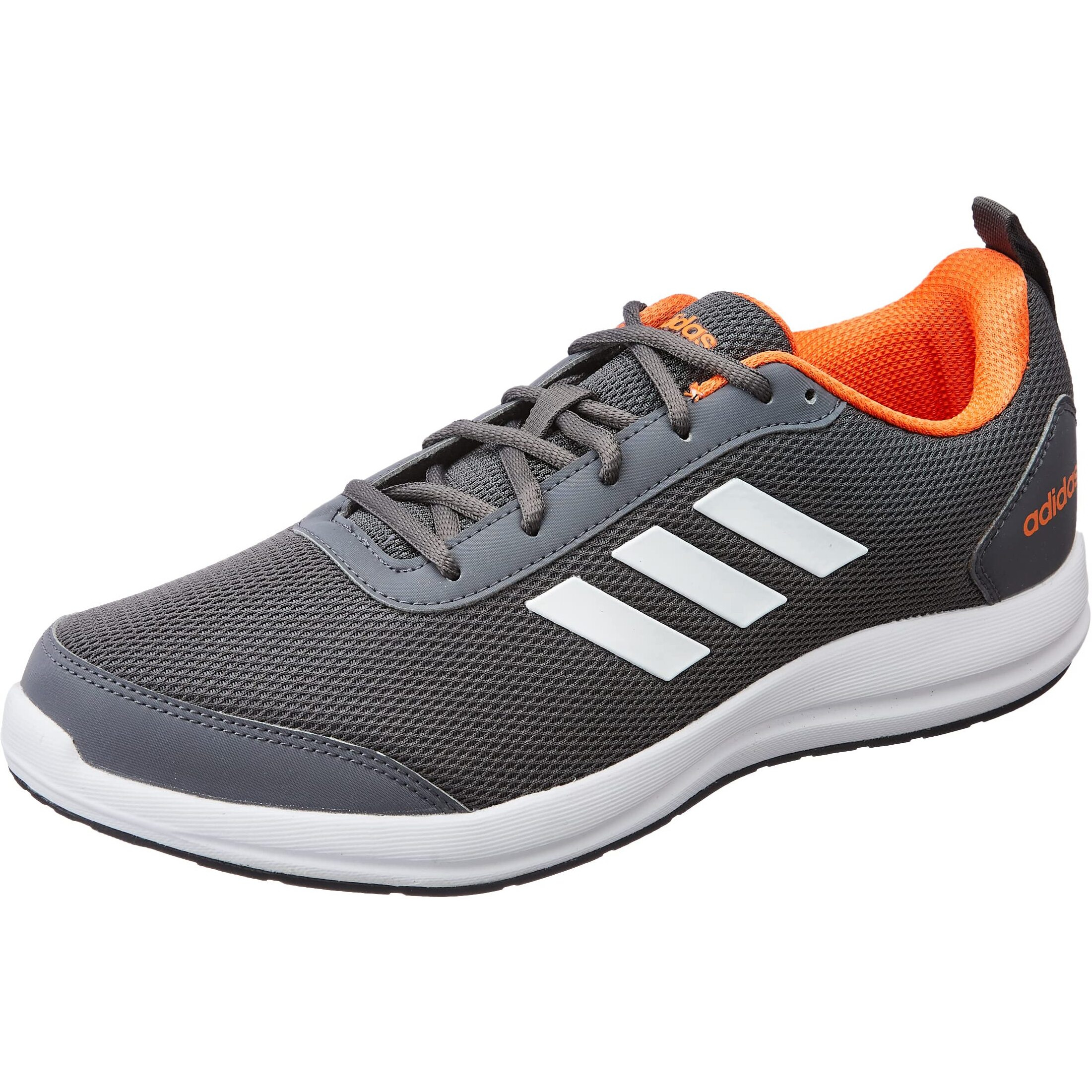 Adidas Mens YKING 2.0 GREFIV/FTWWHT/ENEORA Running Shoe - 10 UK (CJ8046)