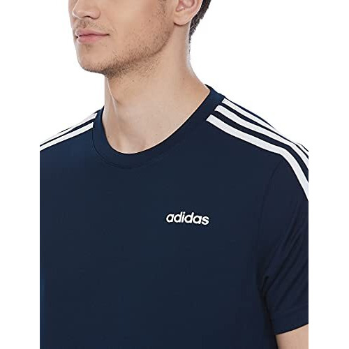 adidas Men Polyester Classic 3S TEE, Sports T-Shirts, Conavy, X-Small