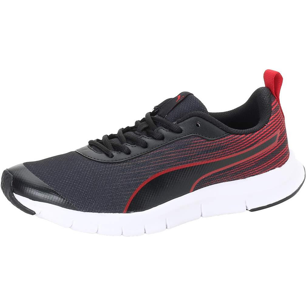 Puma Mens Rapid Runner Black-Ribbon Red Running Shoe - 6 UK (36848402)
