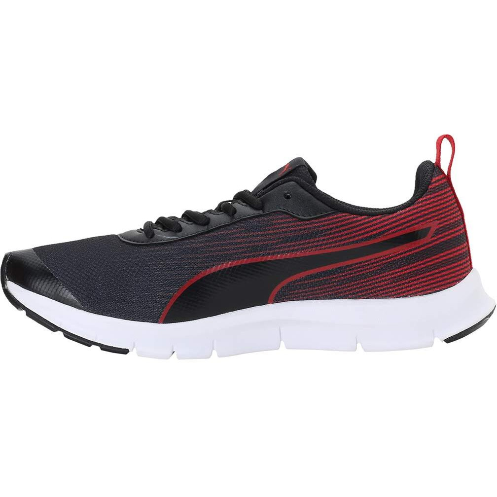 Puma Mens Rapid Runner Black-Ribbon Red Running Shoe - 6 UK (36848402)