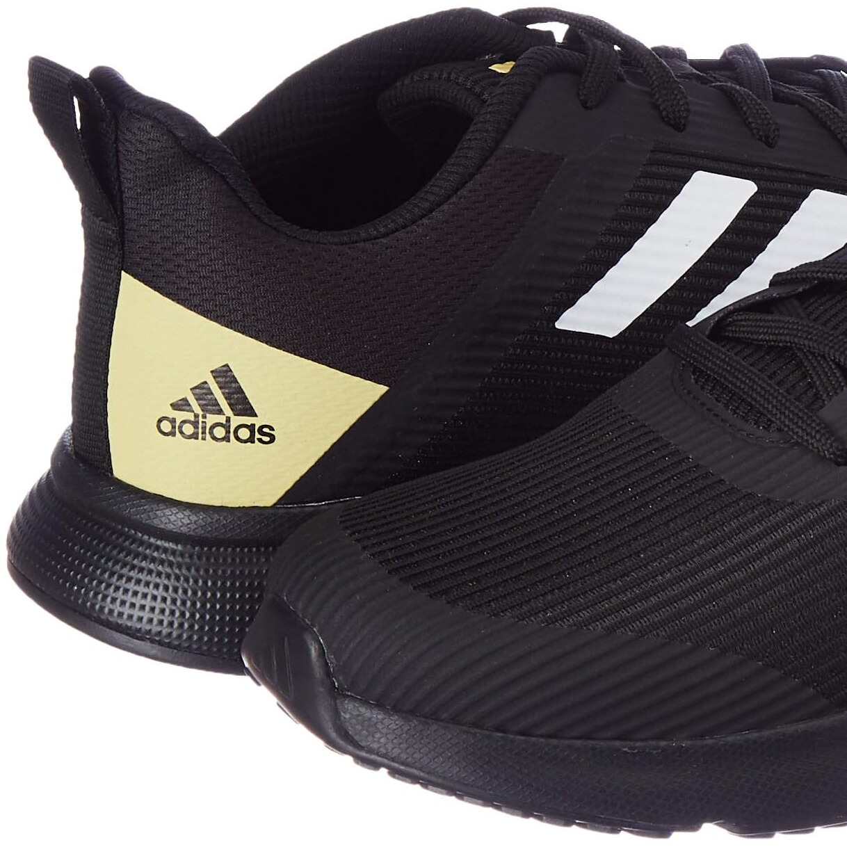 Adidas Men Mesh Racard M Running Shoe CBLACK/FTWWHT/HALGOL (UK-11)