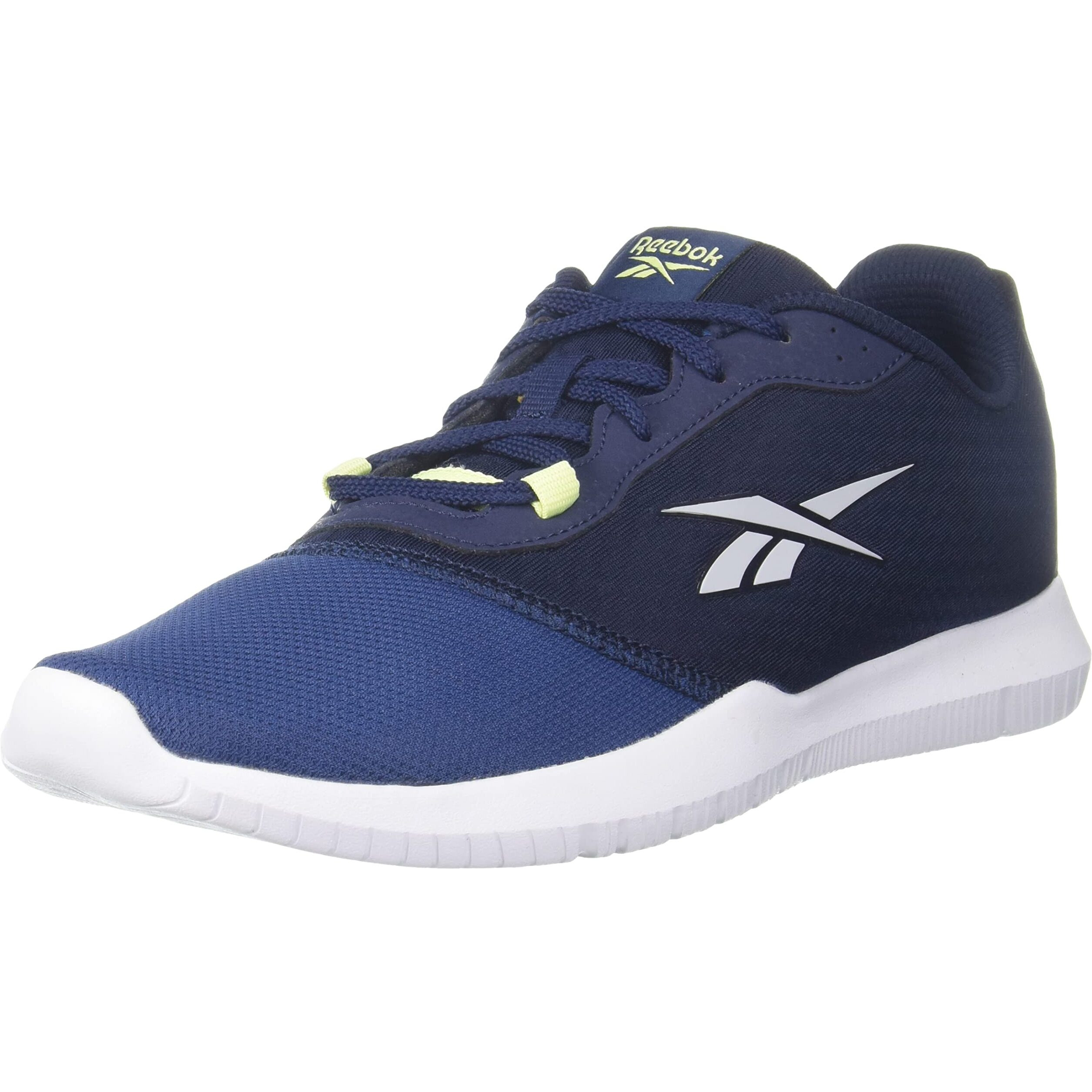 Reebok Men's Edgility Runner Batikblue-Vectornavy-Energyglow-Spacergr Running Shoe-10 Kids UK (GA1330)