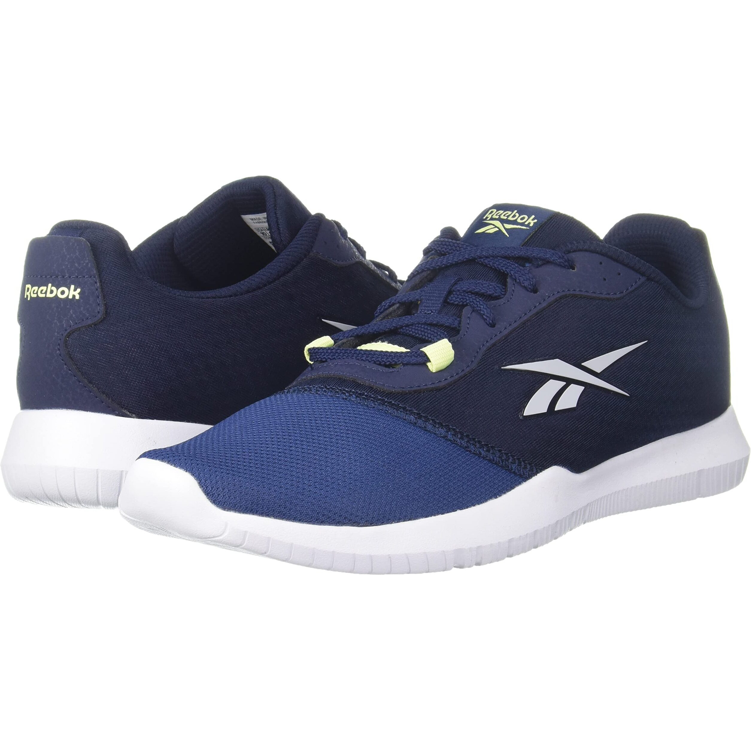 Reebok Men's Edgility Runner Batikblue-Vectornavy-Energyglow-Spacergr Running Shoe-10 Kids UK (GA1330)