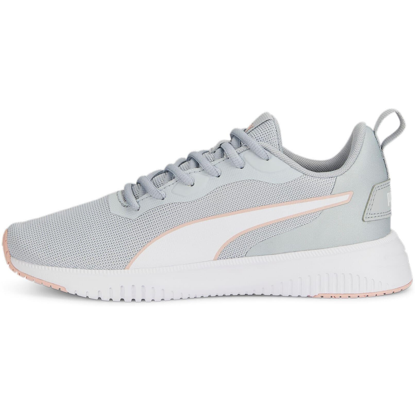 Puma Unisex-Adult Flyer Flex Platinum Gray-Rose Dust-White Running Shoe - 10 UK (19520128)