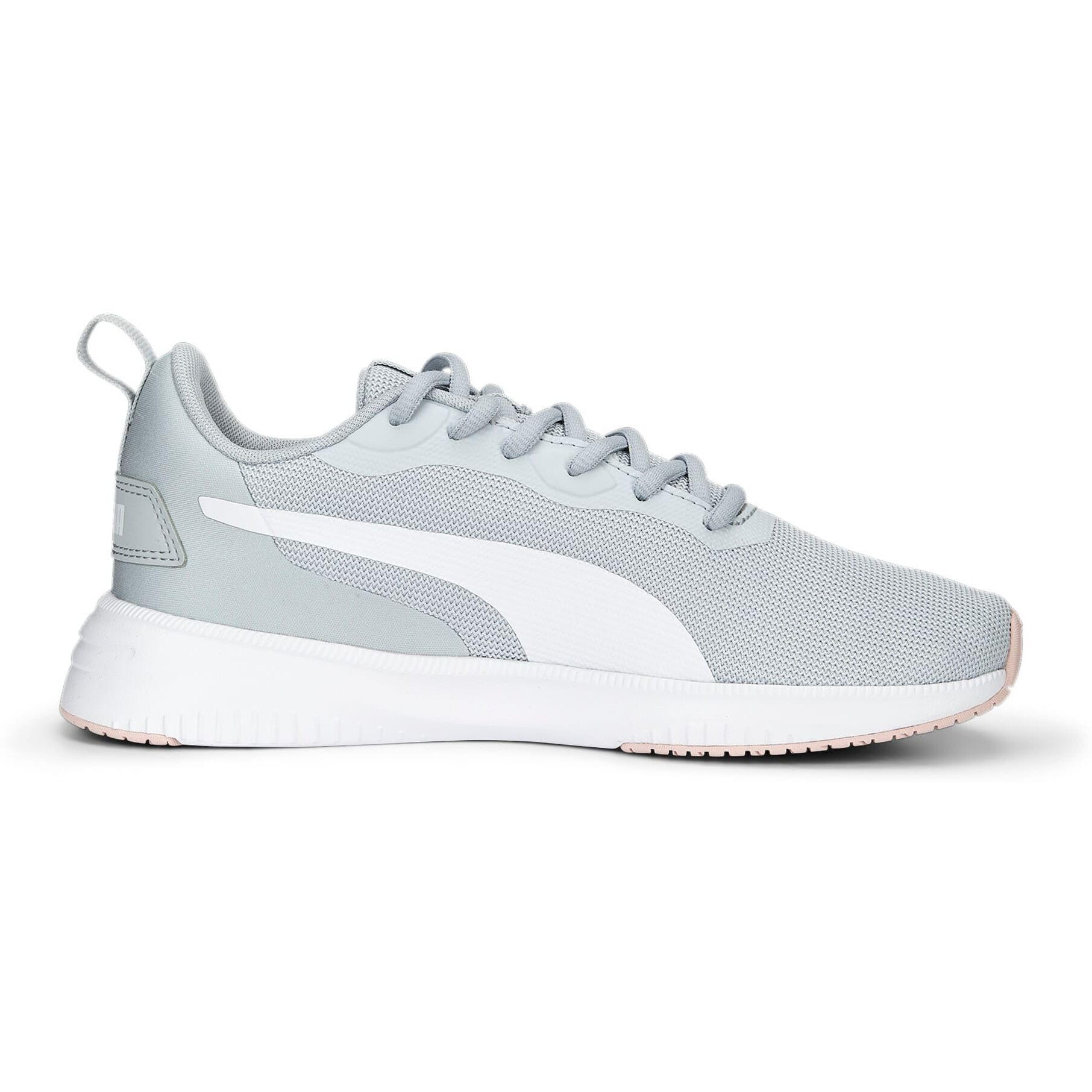 Puma Unisex-Adult Flyer Flex Platinum Gray-Rose Dust-White Running Shoe - 10 UK (19520128)