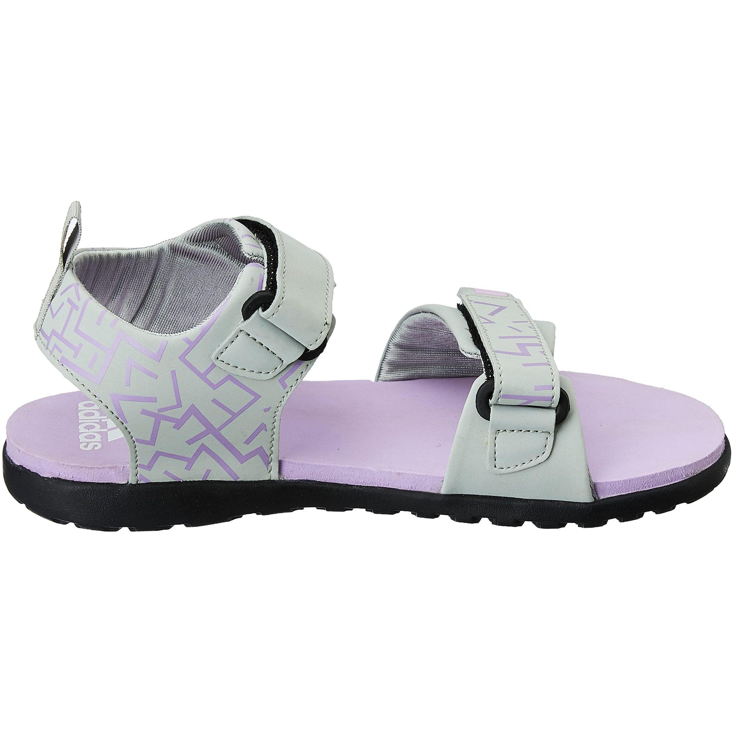 Adidas womens PUDING ADI W STONE/CRIPUR/FTWWHT Sport Sandal - 8 UK (GB2993)
