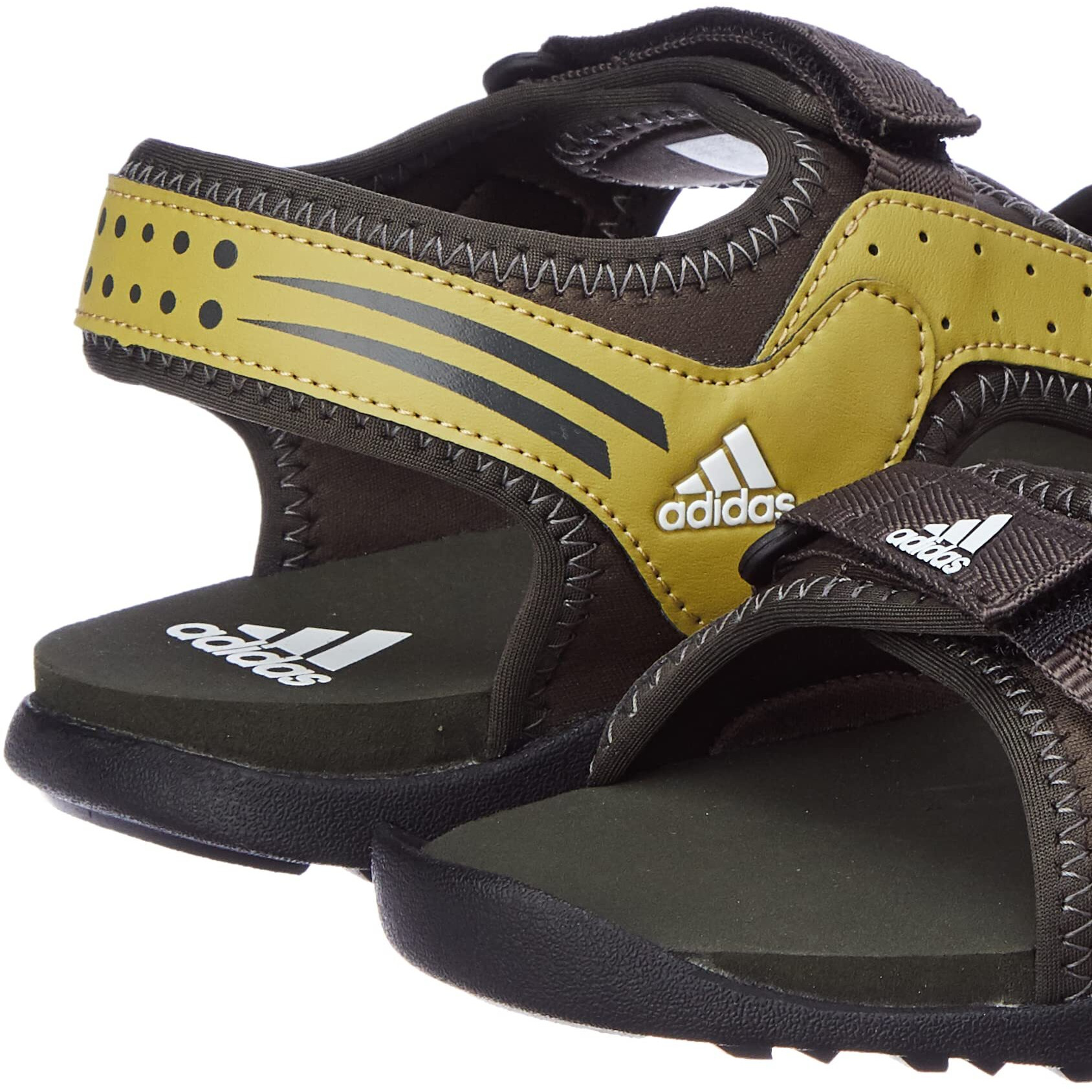 Adidas Men Synthetic & Textile Alpinoz Outdoor Sandal SHAOLI/PULOLI/FTWWHT (UK-7)