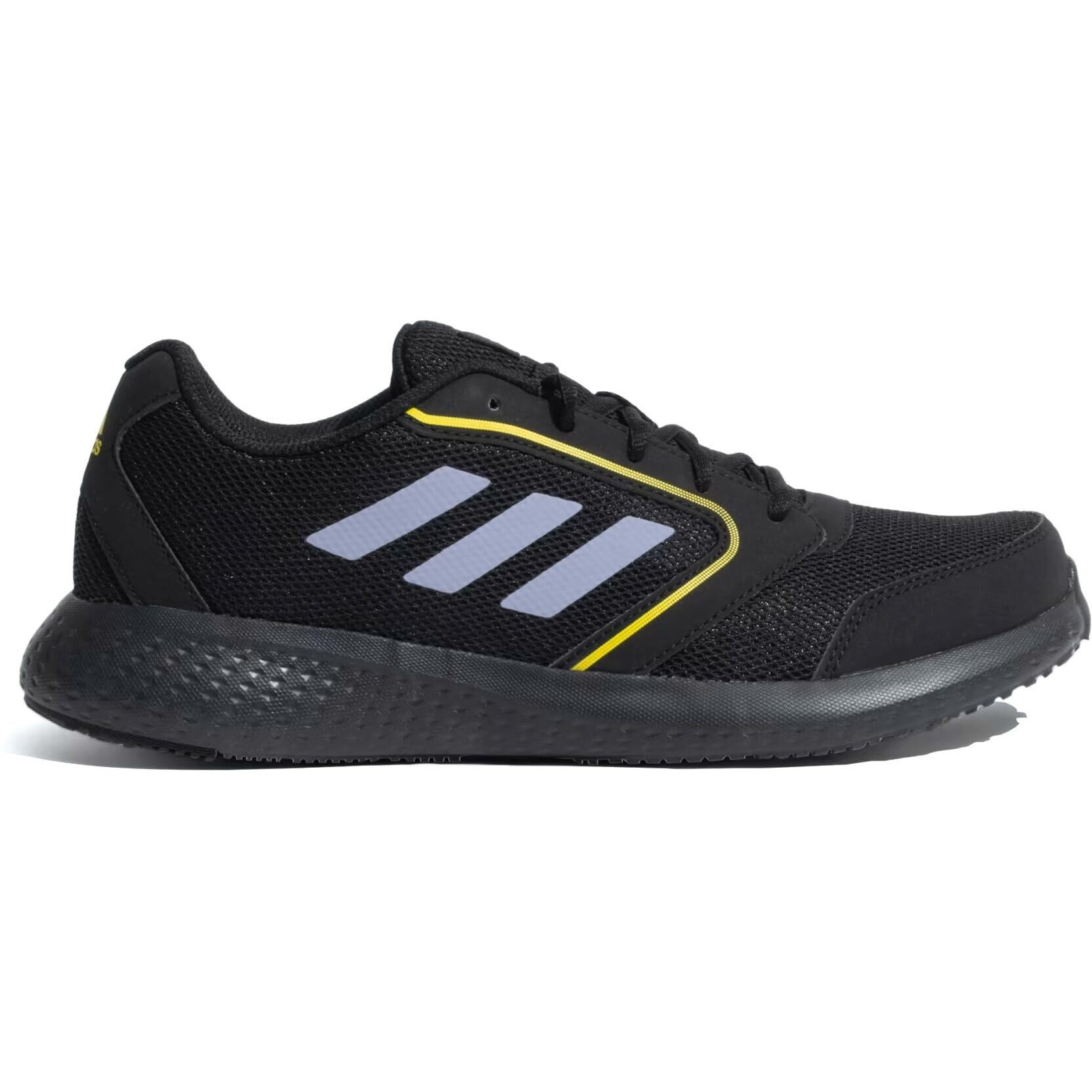 Adidas Men Synthetic Fluento M Running Shoe CBLACK/SILVIO/IMPYEL (UK-6)