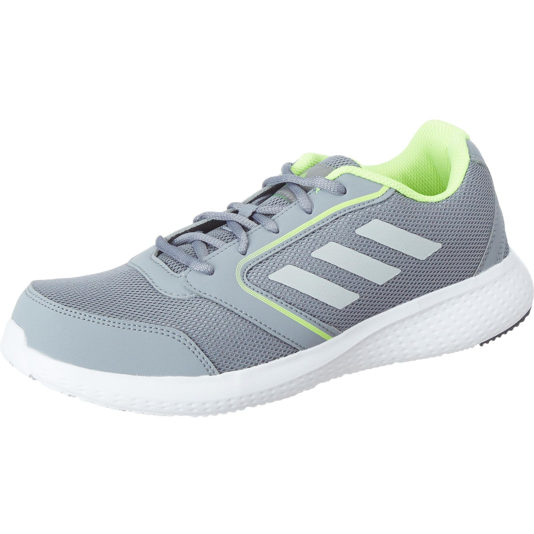 adidas Mens Fluento M MLEAD/Stone/LUCLEM Running Shoe - 8 UK (IQ8965)