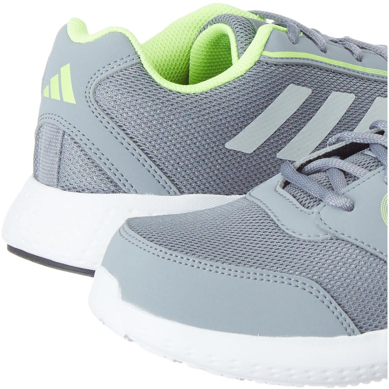 adidas Mens Fluento M MLEAD/Stone/LUCLEM Running Shoe - 8 UK (IQ8965)