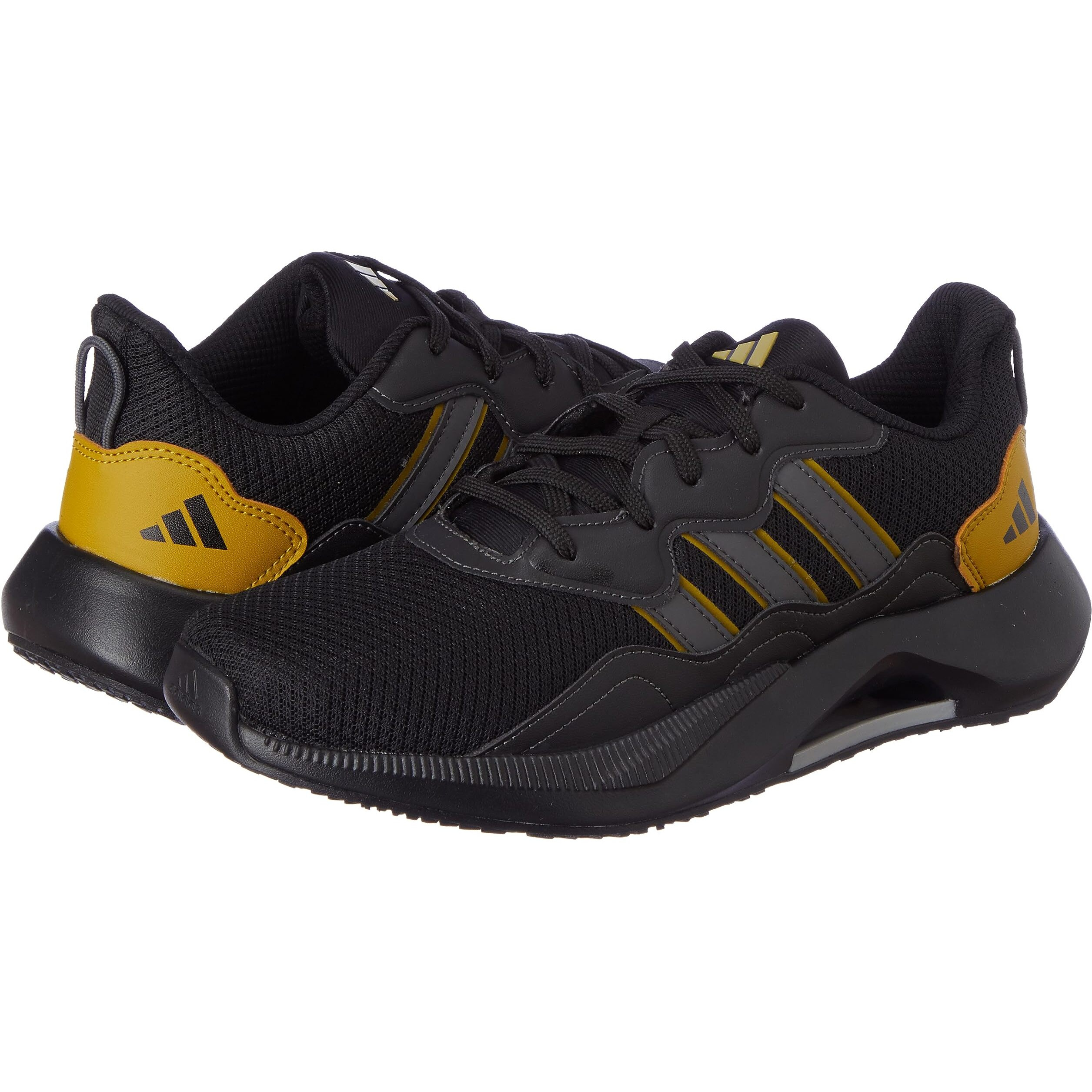 adidas Mens Courun Avant M CBLACK/GRESIX/OLDGOL Running Shoe - 6 UK (IQ8890)
