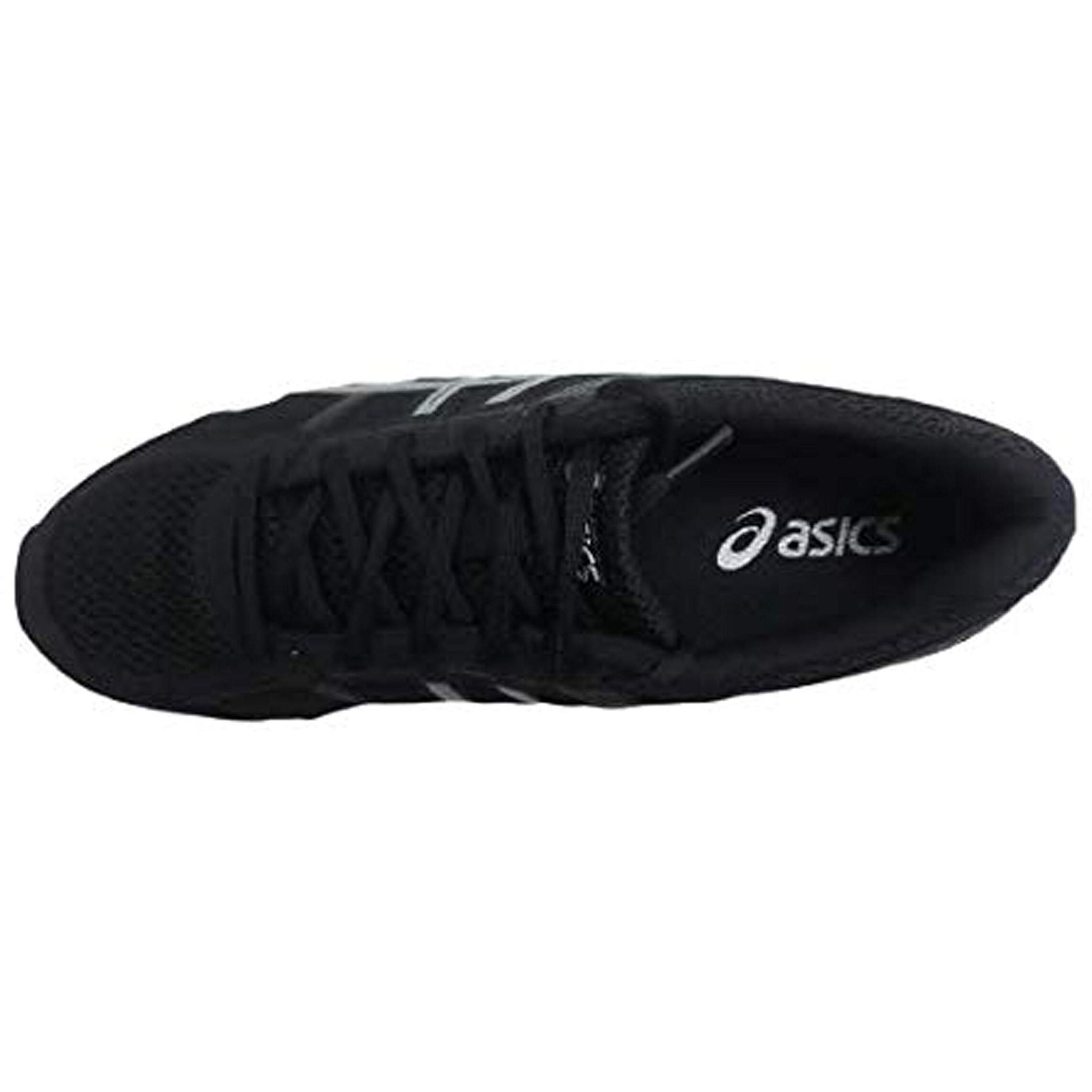 ASICS Men's Black/Pure Silver Running Shoes - 1011B141, 8 UK (42.5 EU, 9 US)