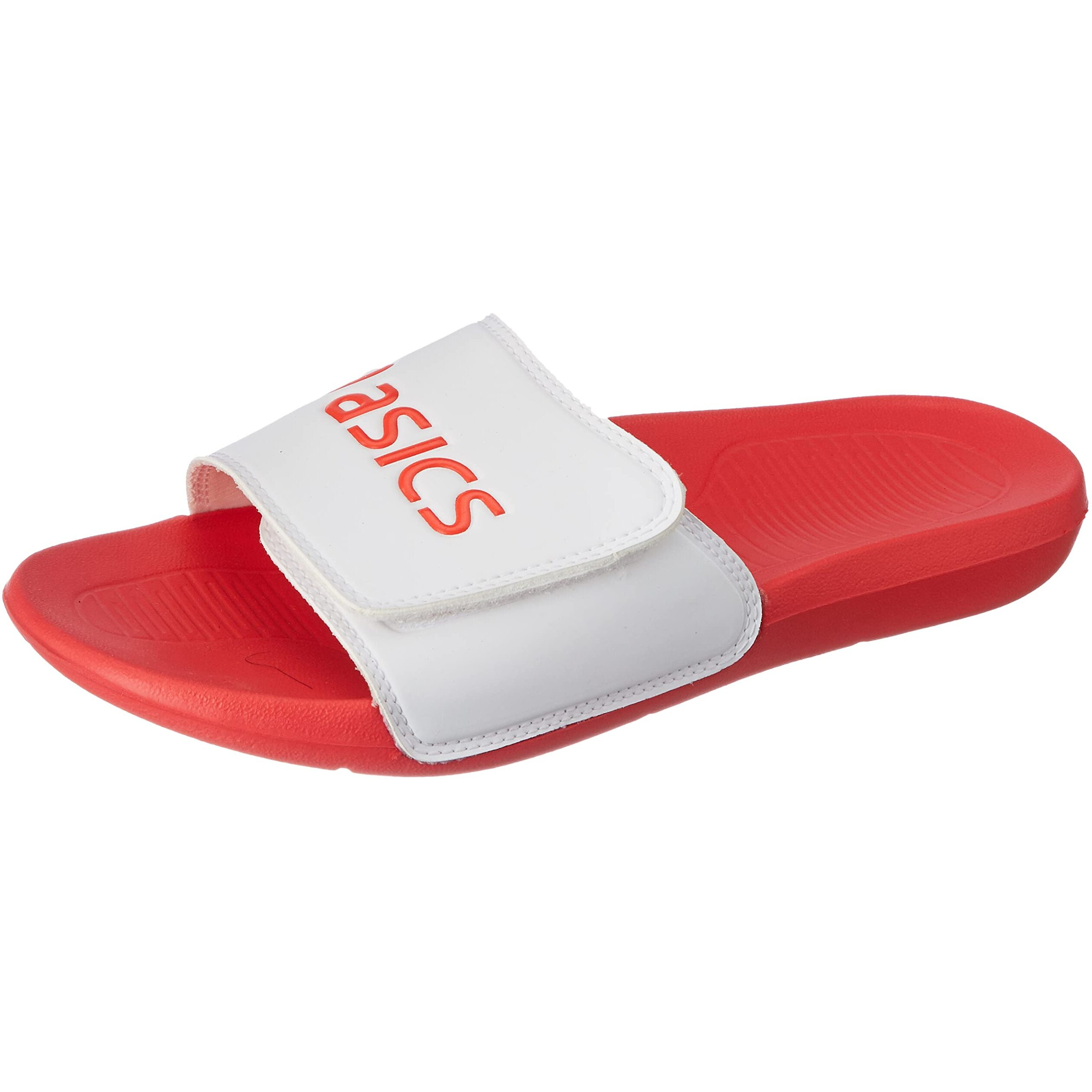 ASICS unisex-adut AS002 Fiery Red/White Slide Sandal - 7 UK (1173A034.600)