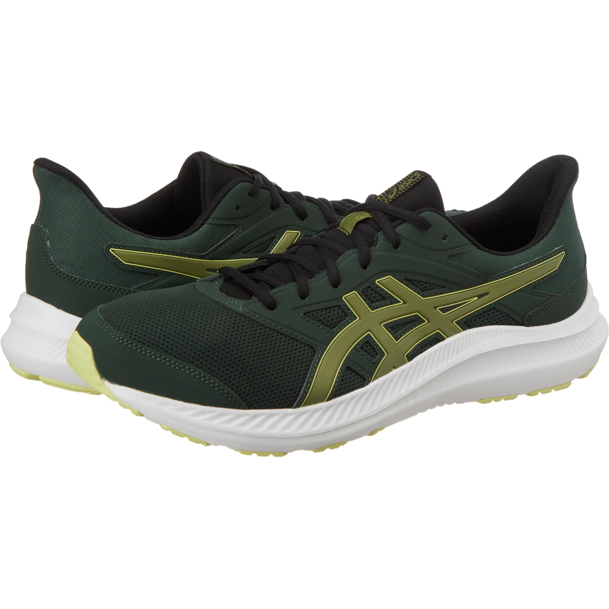 ASICS Men's Jolt 4 Rain Forest/Cactus Running Shoe, 11 UK (1011B603.300) Multicolor (Set of 1 Pair)
