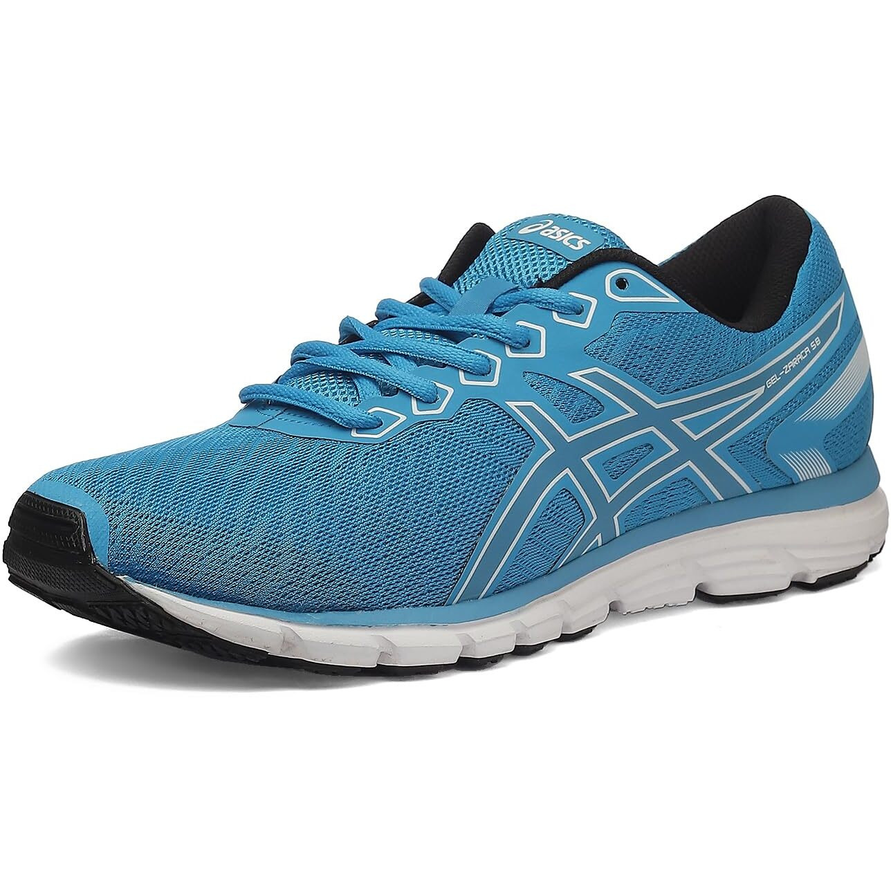 ASICS Mens Gel-Zaraca 5 B - Island Blue/White Running Shoes, UK - 11