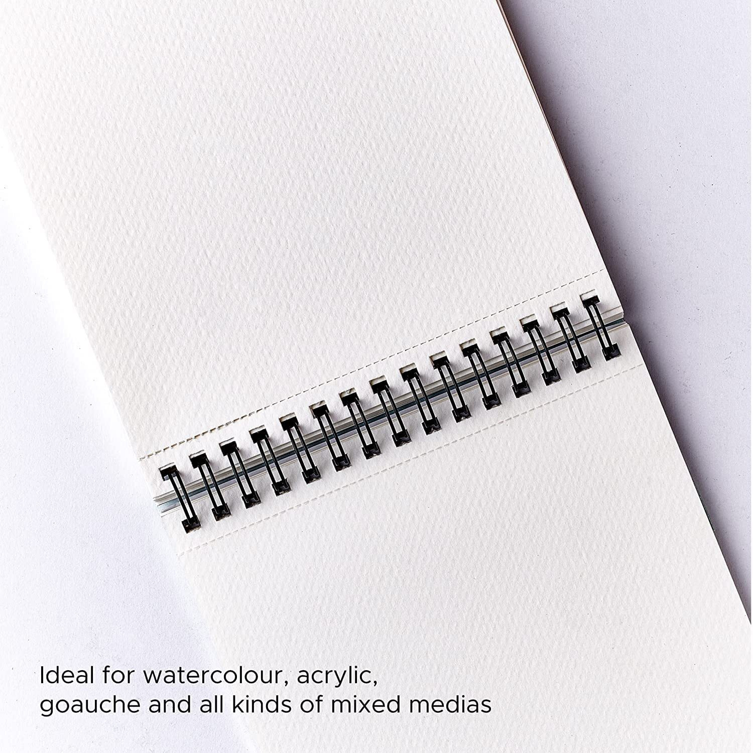 VARIETY CANVAS 50 Sheet A5 Sketchbook Set | Top Spiral-Bound Sketchpad for Artists | Sketching and Drawing Acid Free Paper, for Doodling | Artist Oxfort Sketch Book (Chittod)