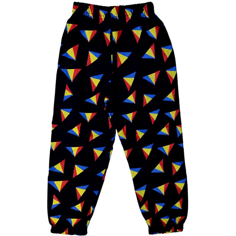 T2F Girl's Regular Fit Track Pants (GLSTRK03_Multicolor 2_7-8 Years)