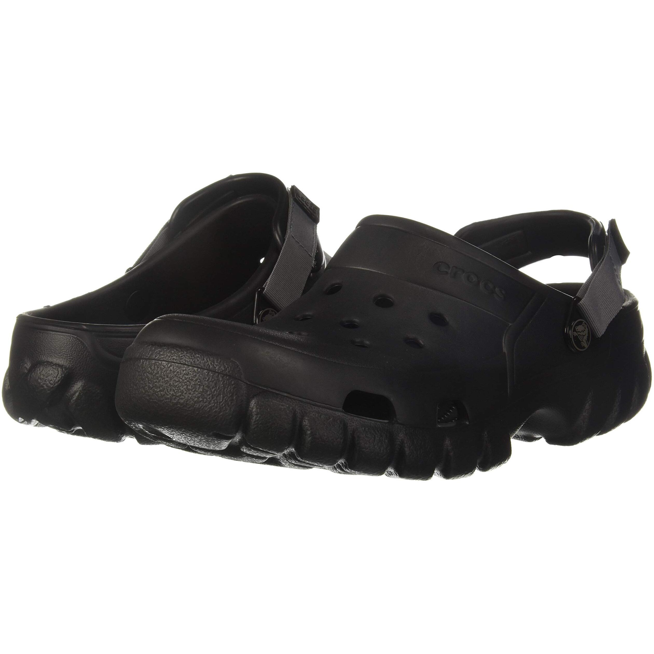 Crocs Offroad Sport Clog For Unisex Adult (Men - 4 UK, Women - 5 UK) Black/Graphite (Set Of 1 Pair)