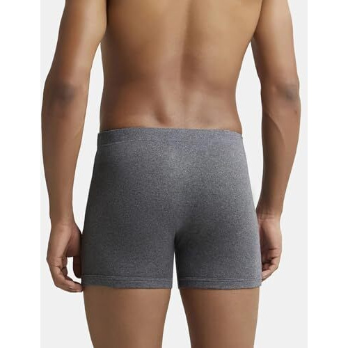Jockey Men's Cotton Briefs (Pack of 1) (8008-0105-CHAML_Charcoal Melange_Medium_Charcoal Melange_M)