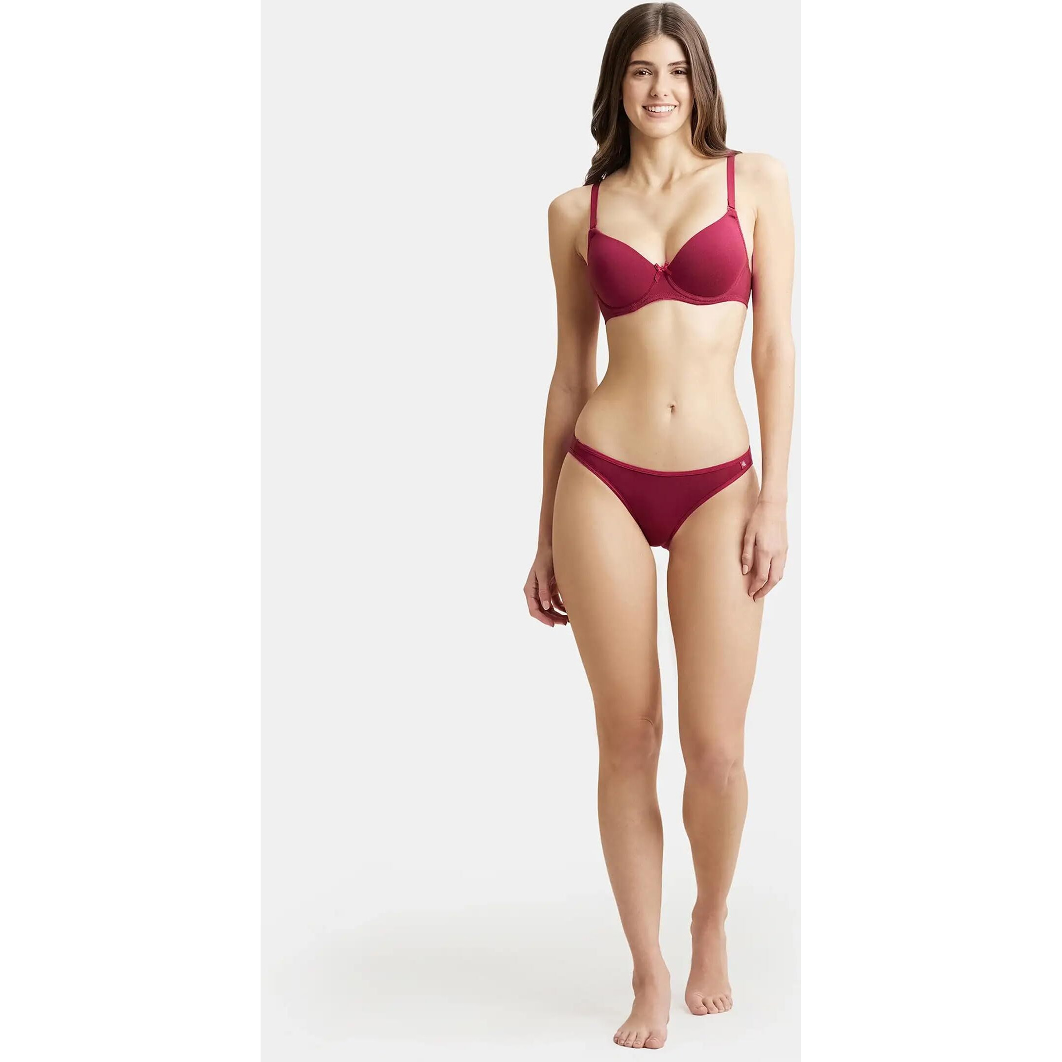 Jockey Women's Cotton Bikini (Pack of 1) (SS02_Beet Red_X-Large_Beet Red_XL)