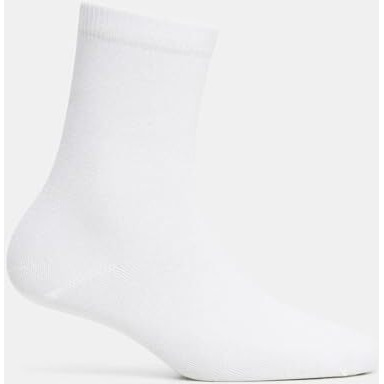 Jockey Kids Calf Length Cotton Socks 7800_White_5-6 Yrs