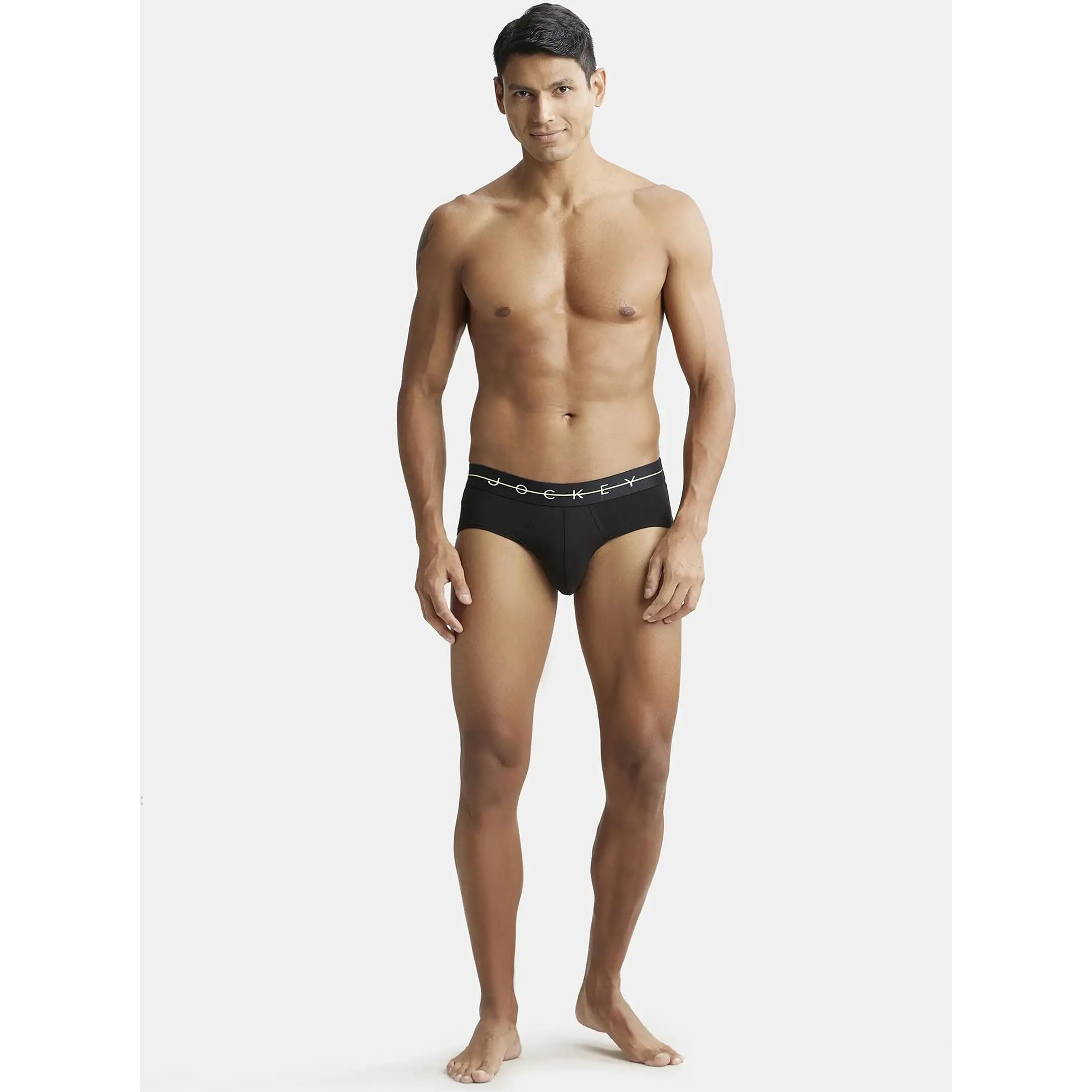 Jockey Men's New York City Collection Cotton Stretch Brief Black