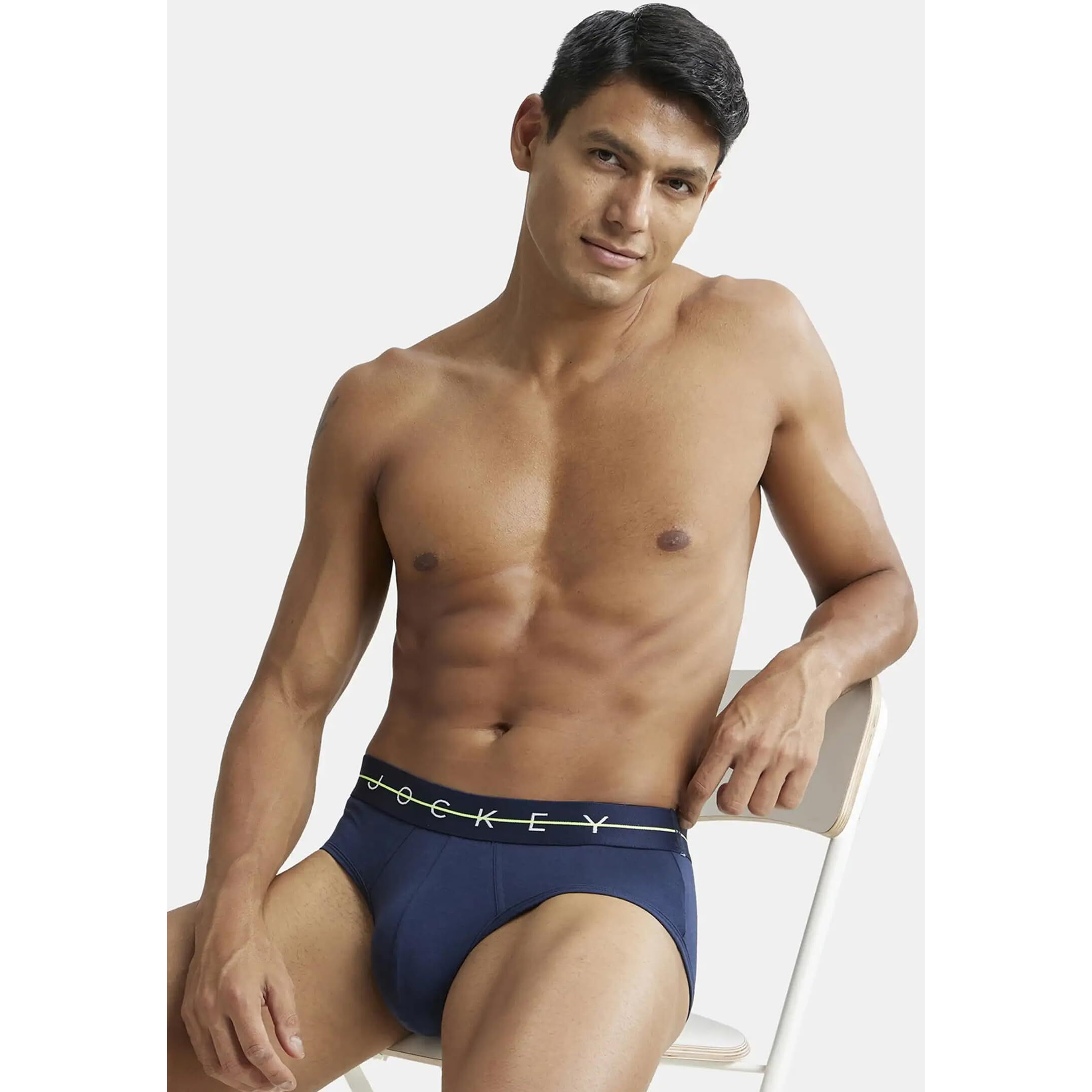 Jockey Men's New York City Collection Cotton Stretch Brief Navy