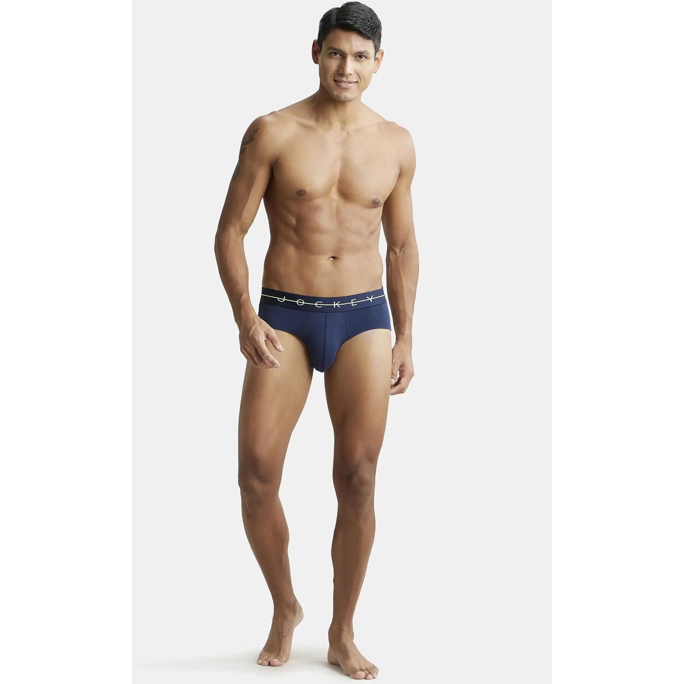 Jockey Men's New York City Collection Cotton Stretch Brief Navy