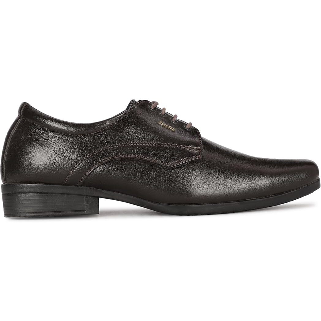 BATA Mens Boss-ace Black Derby Shoe
