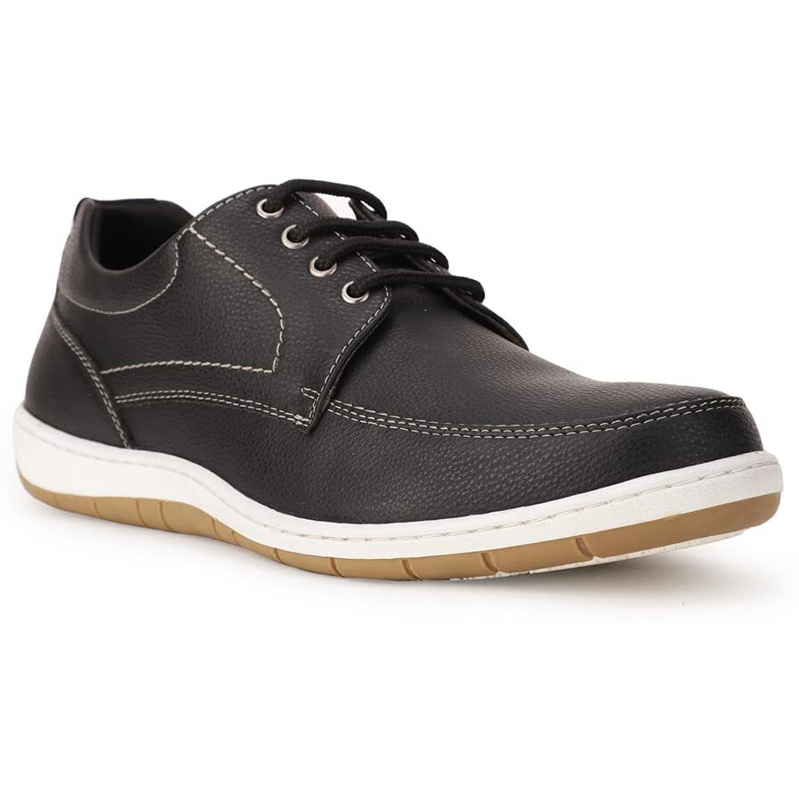 Bata Mens I-and Laceup Black Casual Shoes