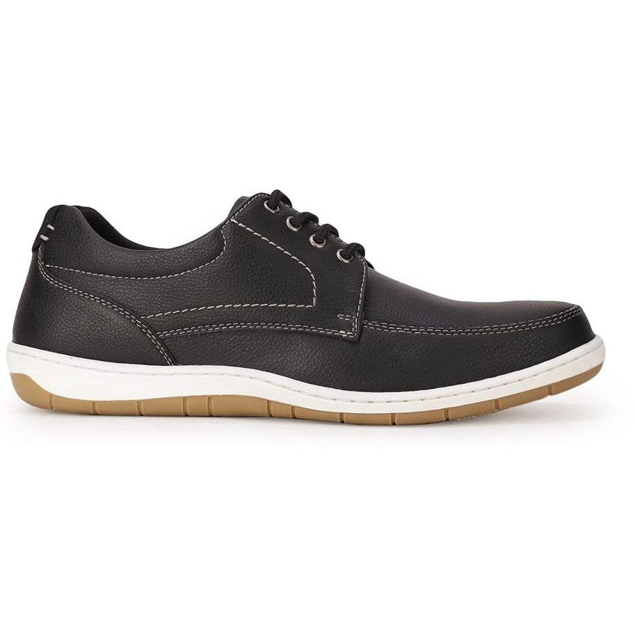 Bata Mens I-and Laceup Black Casual Shoes