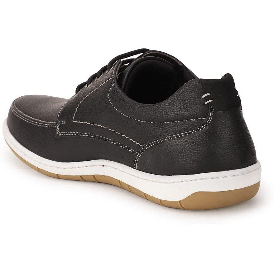 Bata Mens I-and Laceup Black Casual Shoes