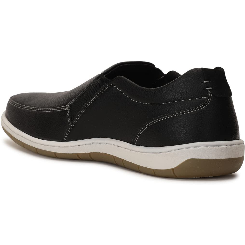 Bata Mens I-and Slipon Black Casual Shoes