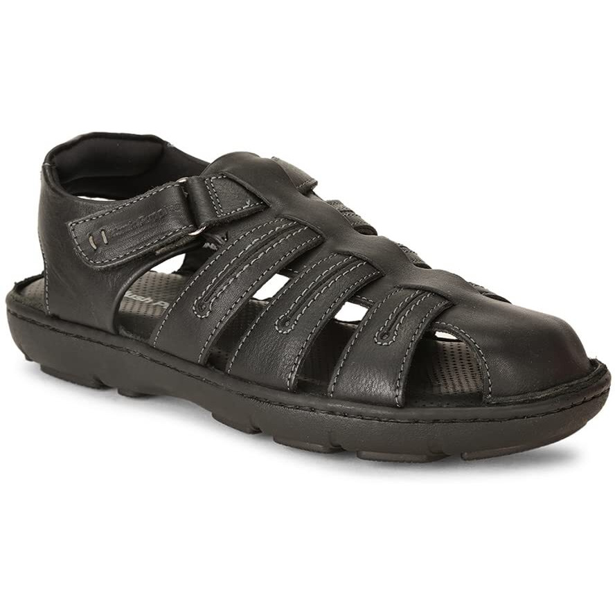 Hush Puppies Men's NW TRACK FISHERMAN E Sandals (8646870_BLACK_10 UK)