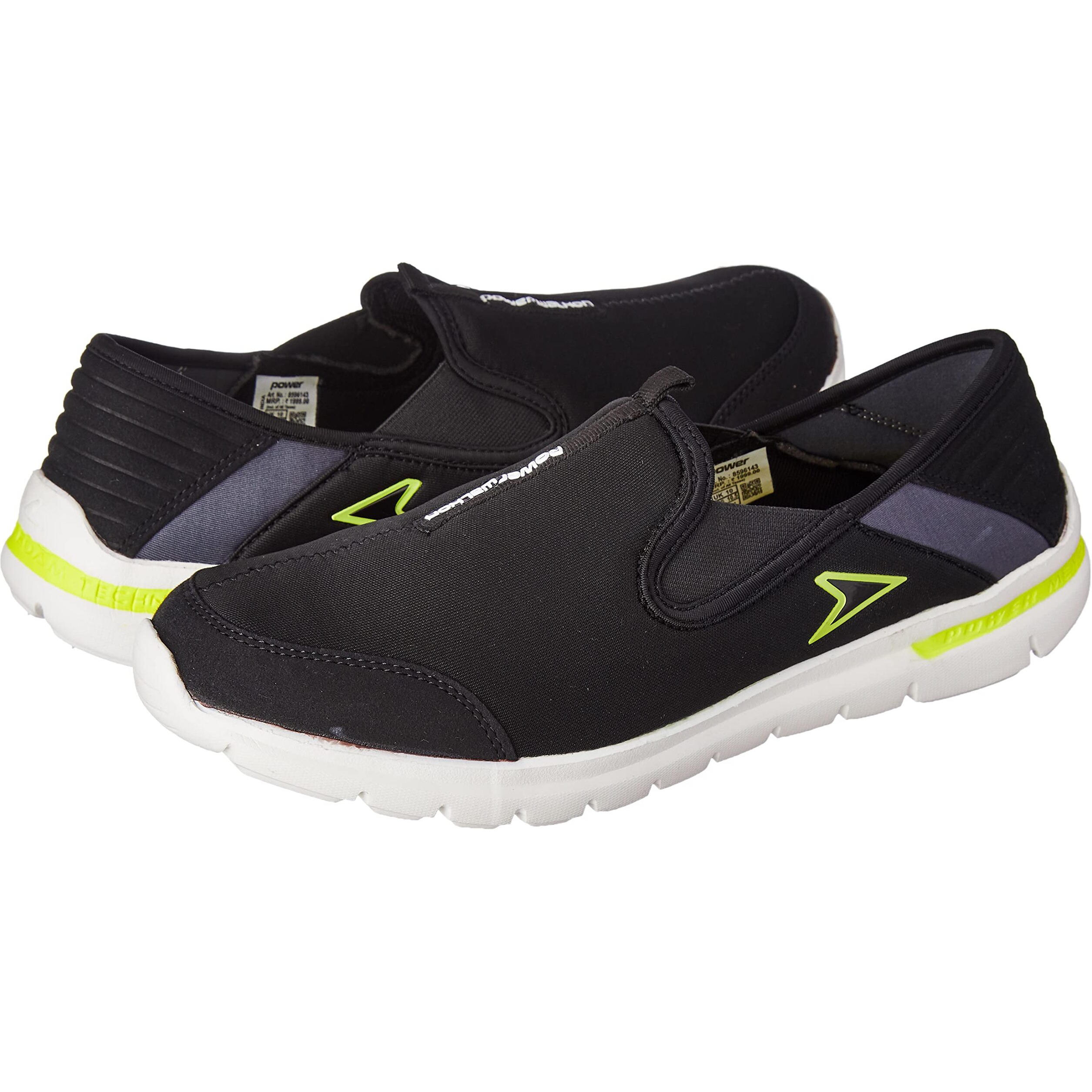 Power MenN Walk Calm E Shoes UK 9 Color Black (8596143)